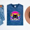 Ew Cat Misanthrope Introvert Synthwave 80s Mineral Wash Tshirts Mineral Navy Ew Cat Misanthrope Introvert Synthwave 80s Mineral Wash Tshirts Mineral Navy