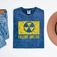 Fallout Shelter Nuclear War Radioactive Nostalgia T-Shirt Mineral Wash Tshirts Mineral Navy