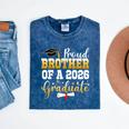 Family Graduation Party Proud Brother Of A 2026 Graduate Mineral Wash Tshirts Mineral Navy