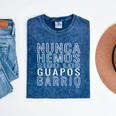 Famous 80's Nostalgia Spanish Rock Premium Tri-Blend Mineral Wash Tshirts Mineral Navy