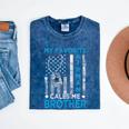 My Favorite Airman Calls Me Brother Airman Graduation Premium Tri-Blend Mineral Wash Tshirts Mineral Navy