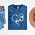 My Favorite Airman Calls Me Sister USAF Graduation Sister Mineral Wash Tshirts Mineral Navy