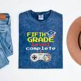 Fifth Grade Graduation Video Game Shirt Mineral Wash Tshirts Mineral Navy