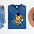 Flossing Pizza Dairy OIT For Dairy OIT Graduation Mineral Wash Tshirts Mineral Navy
