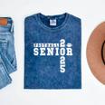 Football Senior Night Football Senior 2025 Graduation 3 Mineral Wash Tshirts Mineral Navy