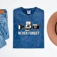 Never Forget Retro Camera Photography Nostalgia Mineral Wash Tshirts Mineral Navy