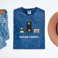 Never Forget Retro Nostalgia Tapes Throwback 80s Premium Tri-Blend Mineral Wash Tshirts Mineral Navy Never Forget Retro Nostalgia Tapes Throwback 80s Premium Tri-Blend Mineral Wash Tshirts Mineral Navy