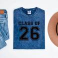 Freshman Class Of 2026 High School Senior Graduation Mineral Wash Tshirts Mineral Navy