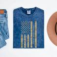 Frutiger Aero Aesthetic Retro Tech Desert Camo Distressed Mineral Wash Tshirts Mineral Navy