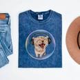 Frutiger Aero Cat Wearing Headphones Bubble 2000s Gen-Z Meme Mineral Wash Tshirts Mineral Navy Frutiger Aero Cat Wearing Headphones Bubble 2000s Gen-Z Meme Mineral Wash Tshirts Mineral Navy