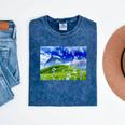 Frutiger Aero Dolphin Meadow Aesthetic Y2k 2000s Ironic Mineral Wash Tshirts Mineral Navy