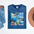 Frutiger Aero Retro Vibes Premium Tri-Blend Mineral Wash Tshirts Mineral Navy Frutiger Aero Retro Vibes Premium Tri-Blend Mineral Wash Tshirts Mineral Navy