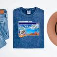 Frutiger Aero Y2k 2000s Mineral Wash Tshirts Mineral Navy