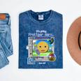 Frutiger Aero Y2K Meme Graphic 2000s Nostalgia Mineral Wash Tshirts Mineral Navy