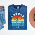 Future Audiologist Cool Audiology Student Graduation Mineral Wash Tshirts Mineral Navy