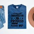 Future Chiropractor Graduation Chiropractic Student Graduate Mineral Wash Tshirts Mineral Navy