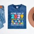 Future Class Of 2029 I Survived Passed 5th Grade Graduation Mineral Wash Tshirts Mineral Navy