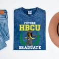 Future HBCU Graduation Shirt College Flossing Girl Tee Mineral Wash Tshirts Mineral Navy