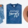 Future Lawyer Law School Graduation Law Student Mineral Wash Tshirts Mineral Navy
