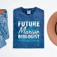 FUTURE MARINE BIOLOGIST MAKING WAVES Graduation T-Shirt Mineral Wash Tshirts Mineral Navy