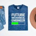 Future Mechanical Engineer Cool Graduation Mineral Wash Tshirts Mineral Navy