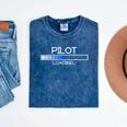 Future Pilot Aviation Academy Graduation Flight School Mineral Wash Tshirts Mineral Navy