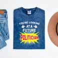 Future Politician Graduation For Kids And Graduates T-Shirt Mineral Wash Tshirts Mineral Navy