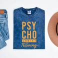 Future Psychologist In Training Psychology Graduation Mineral Wash Tshirts Mineral Navy