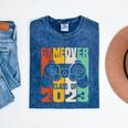 GAME OVER Class Of 2023 Video Games Vintage Graduation Gamer Mineral Wash Tshirts Mineral Navy