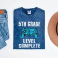 Gamer Graduation 5th Grade Level Complete Video Games Boys Mineral Wash Tshirts Mineral Navy