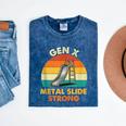 Gen X Slide Strong Generation X Gen Xer Nostalgia Mineral Wash Tshirts Mineral Navy