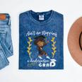 Girl Magic Graduate Kindergarten Graduation 2023 Mineral Wash Tshirts Mineral Navy