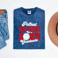 Girlfriend Of a 2025 Graduate Prom Graduation 25 VolleyBall Mineral Wash Tshirts Mineral Navy