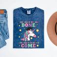 Girls 3rd Grade Graduation Magical Unicorn Mineral Wash Tshirts Mineral Navy
