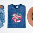 Girls Just Wanna Have Fun Retro 80s Nostalgia Night Out Mineral Wash Tshirts Mineral Navy