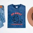 Go Away I´m Introverting Stay Home Socially Awkward Mineral Wash Tshirts Mineral Navy Go Away I´m Introverting Stay Home Socially Awkward Mineral Wash Tshirts Mineral Navy