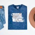 Going Outside Is Hard Saying For Introvert And Homebody Premium Tri-Blend Mineral Wash Tshirts Mineral Navy