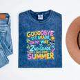 Goodbye 1st Grade To 2nd But First Summer Graduation Mineral Wash Tshirts Mineral Navy