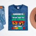 Goodbye 1st Grade First Summer Graduation Last Day Boys Mineral Wash Tshirts Mineral Navy