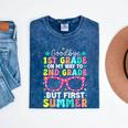 Goodbye 1st Grade Graduation To Second Grade First Summer Mineral Wash Tshirts Mineral Navy