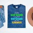 Goodbye 2nd Grade On My Way To 3th Grade 2022 Graduation Mineral Wash Tshirts Mineral Navy