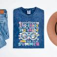 Goodbye 2nd Grade Graduation To 3rd Grade But First Summer Mineral Wash Tshirts Mineral Navy