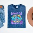 Goodbye School Hello Summer Last Day Of School Graduation Mineral Wash Tshirts Mineral Navy