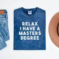 Grad School Graduation For Him Her Masters Degree Mineral Wash Tshirts Mineral Navy
