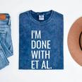 Grad Student Dissertation Thesis PhD Graduation Mineral Wash Tshirts Mineral Navy