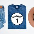 Graduate 1 Graduation Shirt Mineral Wash Tshirts Mineral Navy