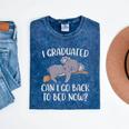 I Graduated Can I Go Back To Bed Now Koala Bear Graduation Mineral Wash Tshirts Mineral Navy