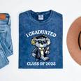 I Graduated Graduate Class Of 2025 Koala Graduation Mineral Wash Tshirts Mineral Navy