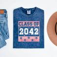 Graduating Class Of 2042 First Day Of School 2042 Graduation Mineral Wash Tshirts Mineral Navy