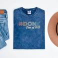 Graduation 2022 DONE With School Class Of 2022 Graduate Mineral Wash Tshirts Mineral Navy